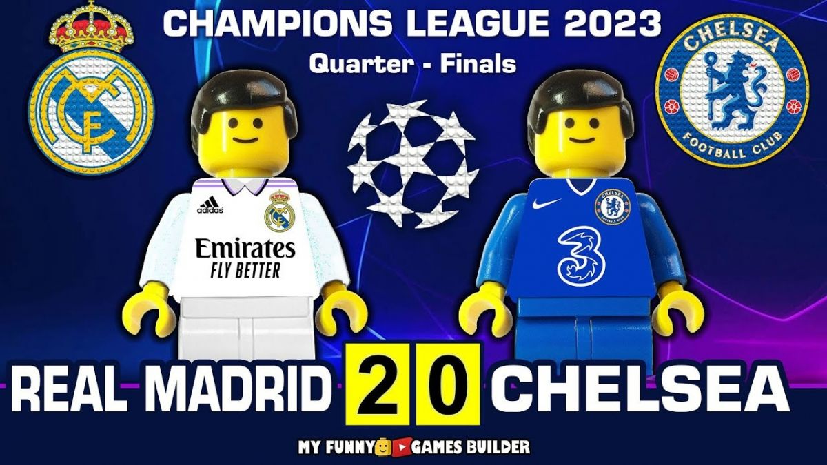 شبیه سازی بازی رئال مادرید 2-0 چلسی با عروسک لگو