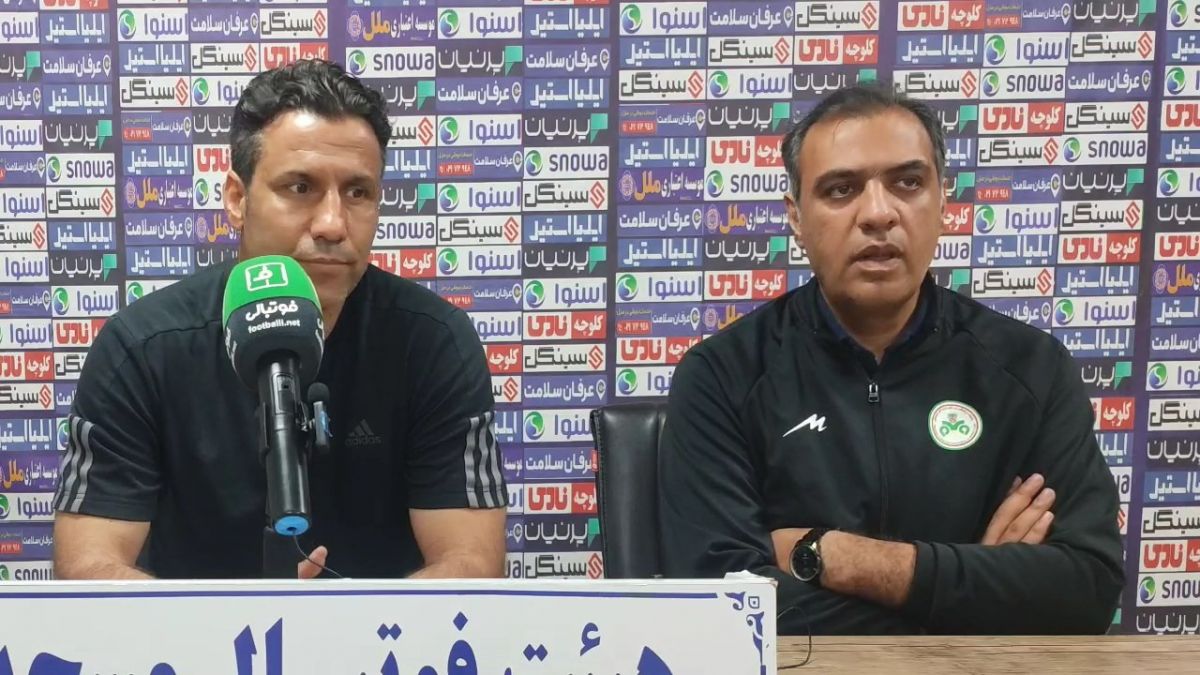 اختصاصی/ نشست خبری قبل از بازی نفت مسجدسلیمان و ذوب آهن
