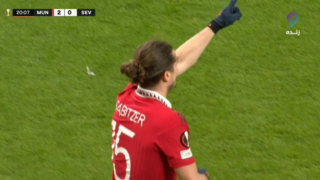 گل دوم منچستریونایتد به سویا (دبل مارک سابیتزر)