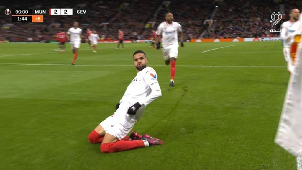 گل دوم سویا به منچستریونایتد (گل به خودی مگوایر)