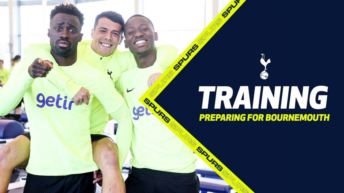 تمرین تاتنهام برای تقابل با بورنموث