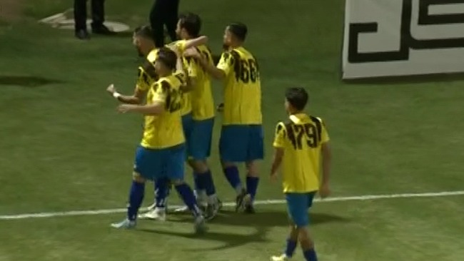 گل اول نفت مسجدسلیمان به ذوب آهن (پیمان رنجبری)