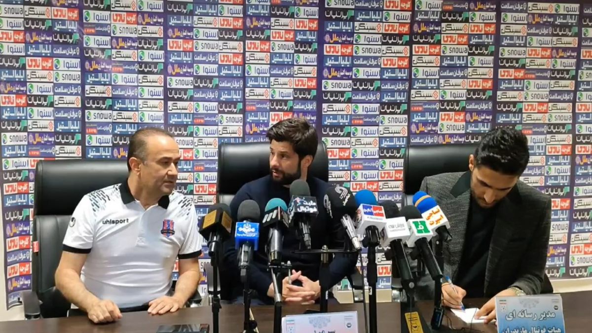 اختصاصی/ نشست خبری بازی نساجی 0-0 آلومینیوم اراک