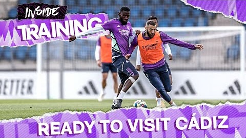 تمرین رئال مادرید برای دیدار مقابل کادیز