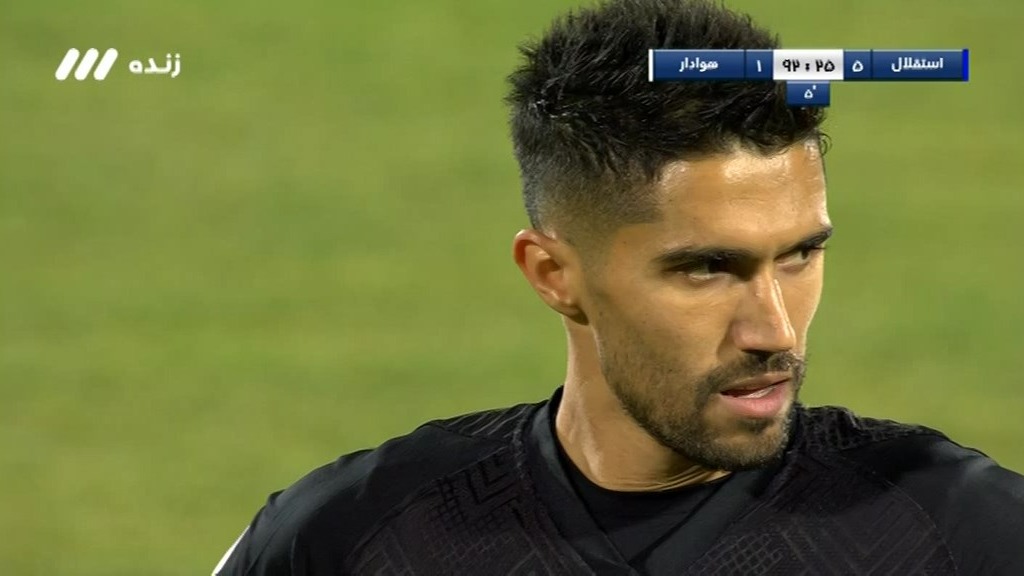 گل ششم استقلال به هوادار (سیدحسین حسینی - پنالتی)