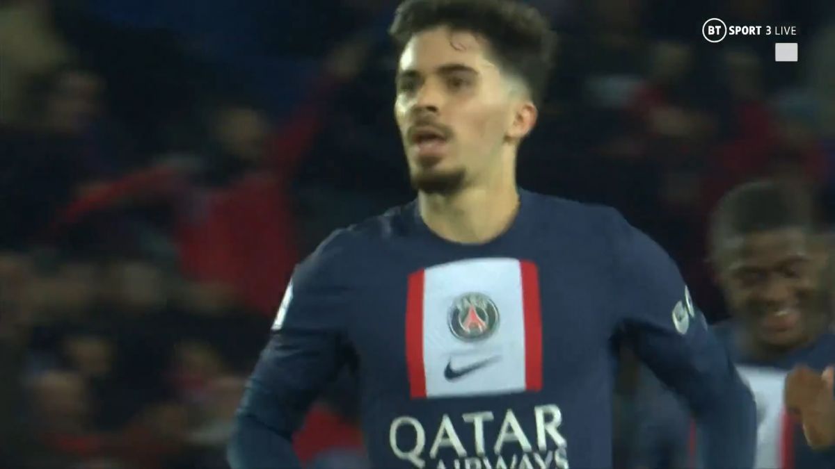 گل دوم پاری سن ژرمن به لانس (ویتینیا)