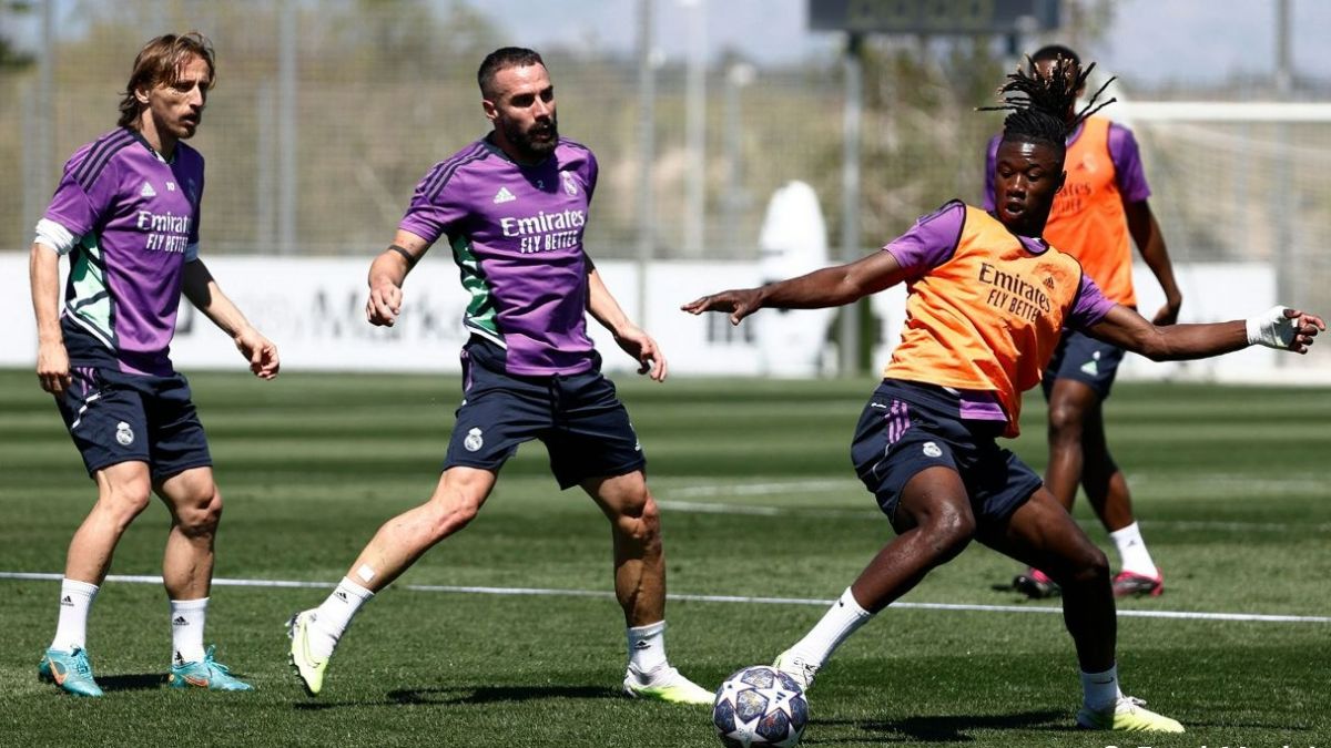 تمرین رئال مادرید برای تقابل با چلسی