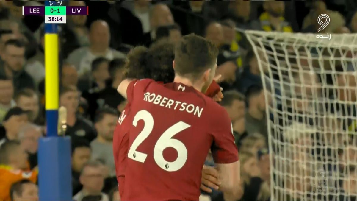 گل دوم لیورپول به لیدزیونایتد (محمد صلاح)