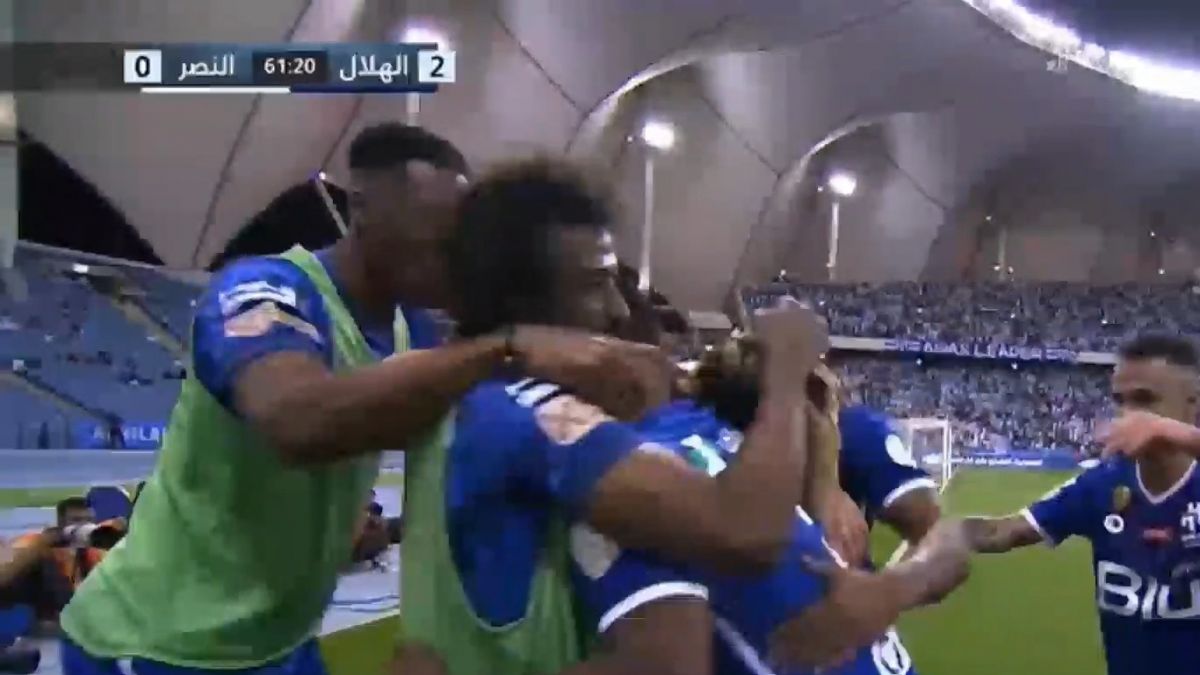 گل دوم الهلال به النصر (ایگالو)