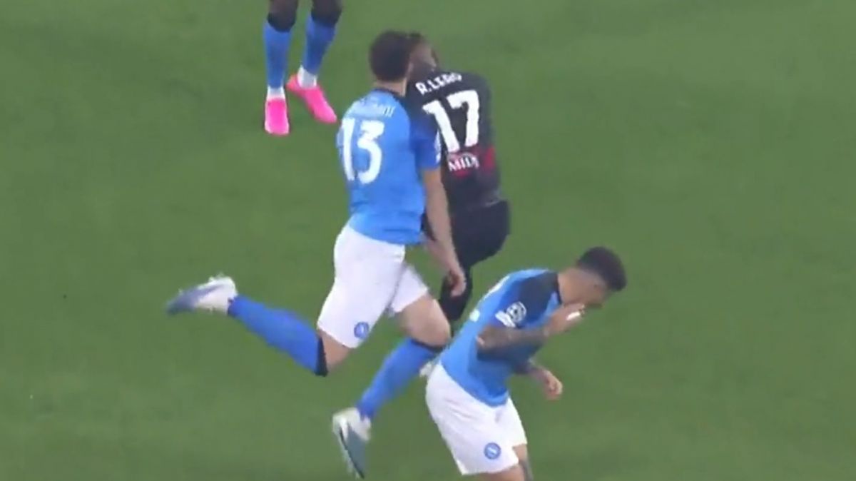 لحظات برتر و جذاب بازی ناپولی 1-1 میلان از دور برگشت لیگ قهرمانان اروپا