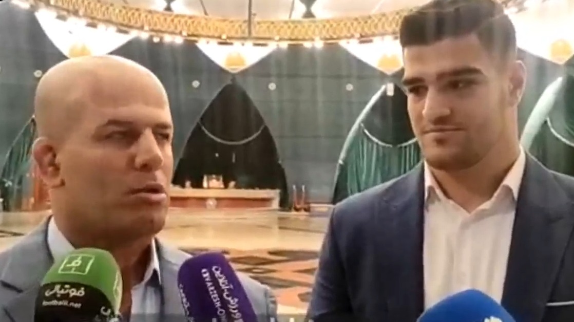 اختصاصی/ کل کل فردین معصومی و پسرش امیررضا معصومی ستاره کشتی ایران پیش از دربی استقلال و پرسپولیس