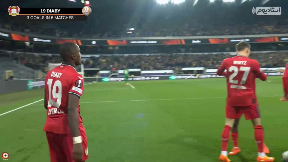 گل اول بایرلورکوزن به سن ژیلواز (دیابی)