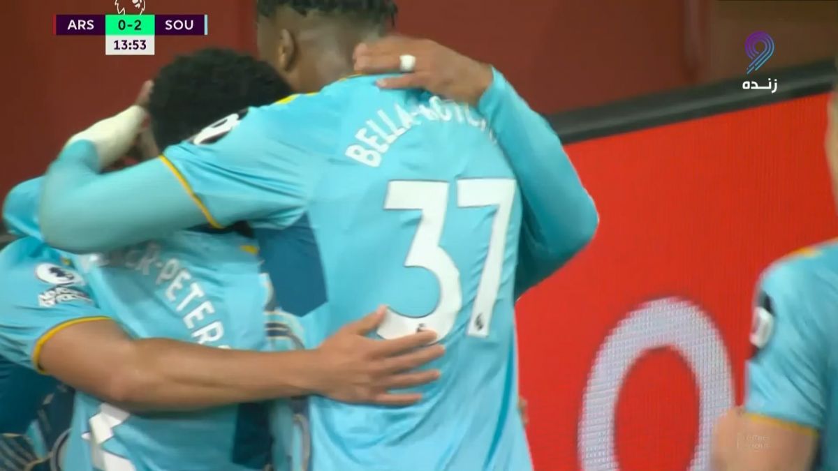 گل دوم ساوتهمپتون به آرسنال (والکات)