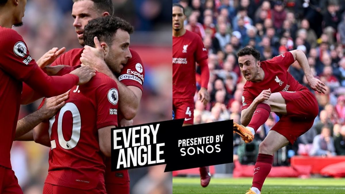 گل ژوتا برای لیورپول مقابل ناتینگهام فارست از تمام زوایا