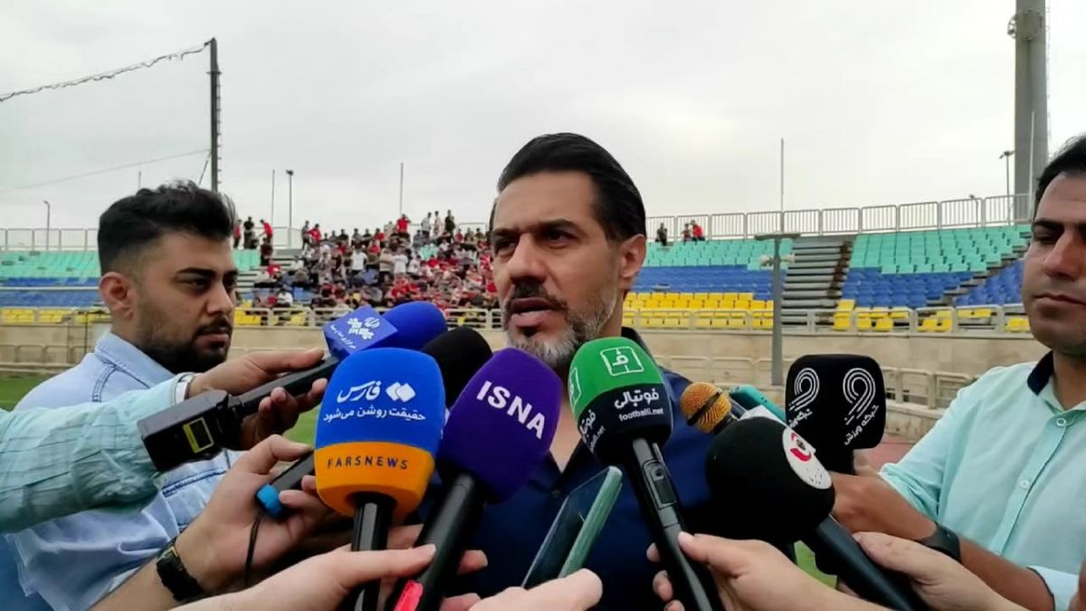 اختصاصی/ صحبت های افشین پیروانی در حاشیه دیدار دوستانه پرسپولیس و تیم ملی نوجوانان