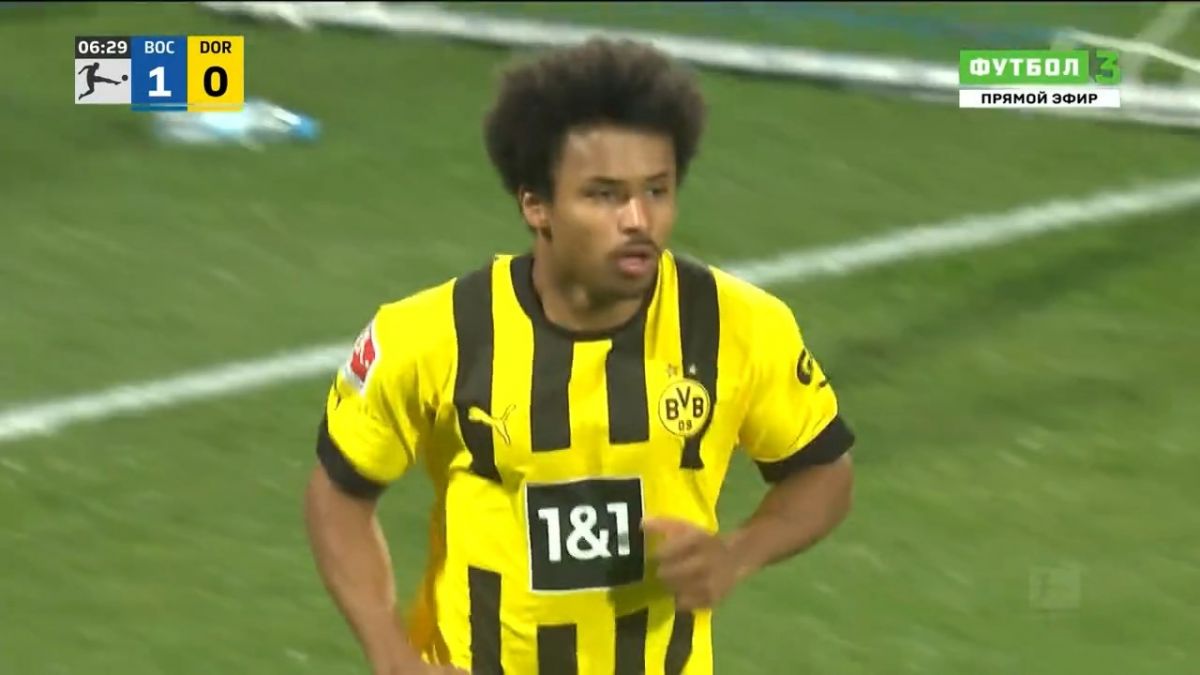 گل اول دورتموند به بوخوم (کریم آدیمی)