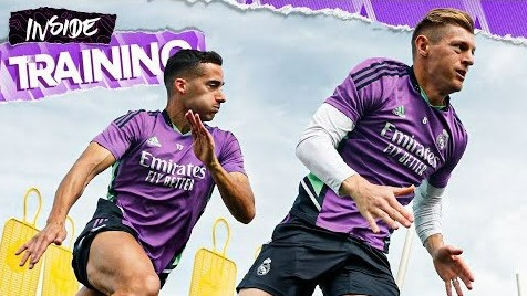 تمرین رئال مادرید برای دیدار مقابل آلمریا