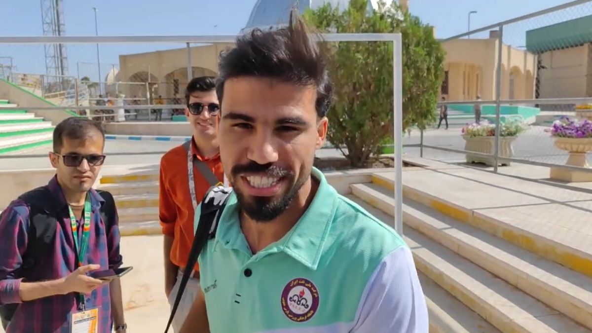 اختصاصی/ ورود بازیکنان پارس جنوبی به ورزشگاه برای تقابل با استقلال و مصاحبه علی دشتی ستاره پارس