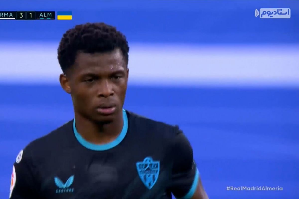 گل اول آلمریا به رئال مادرید (لازارو)