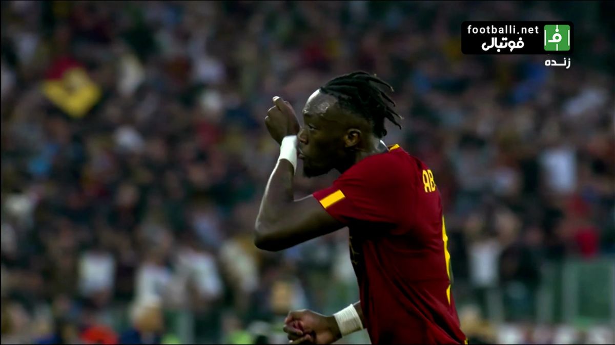 گل اول رم به  میلان (آبراهام)