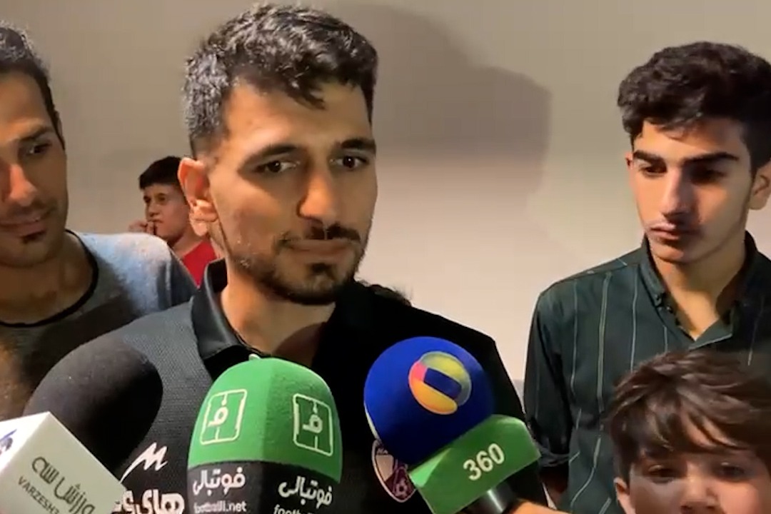 اختصاصی/ گفتوگوی نیما انتظاری هافبک تیم هوادار با خبرنگاران