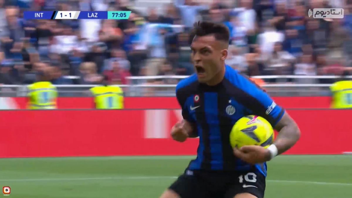 گل اول اینتر به لاتزیو (مارتینز)