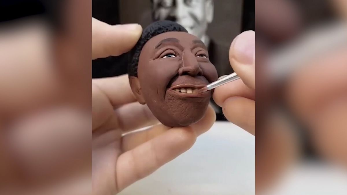 ساختن اکشن فیگور پله مرد افسانه ای فوتبال جهان