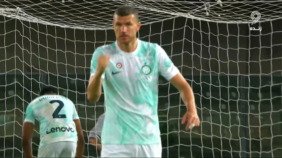 گل پنجم اینتر به ورونا ( ادین ژکو)