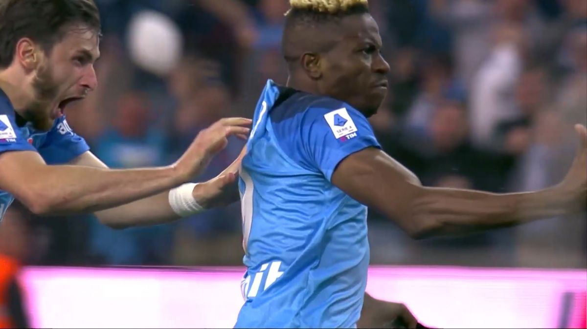 گل‌ اول ناپولی به اودینزه (اوسیمن - گل قهرمانی ناپولی)