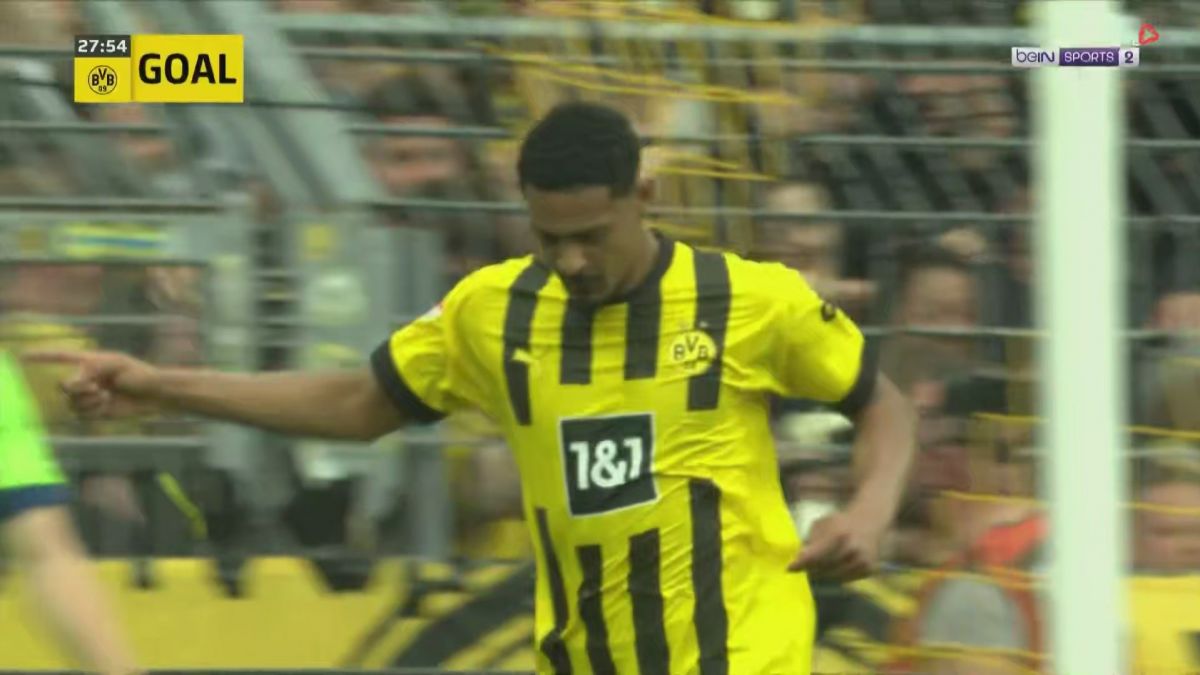 گل دوم دورتموند به وولفسبورگ (سباستین هالر)