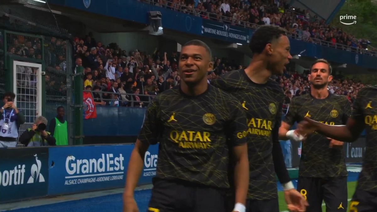 گل اول پاری سن ژرمن به تروا (امباپه)