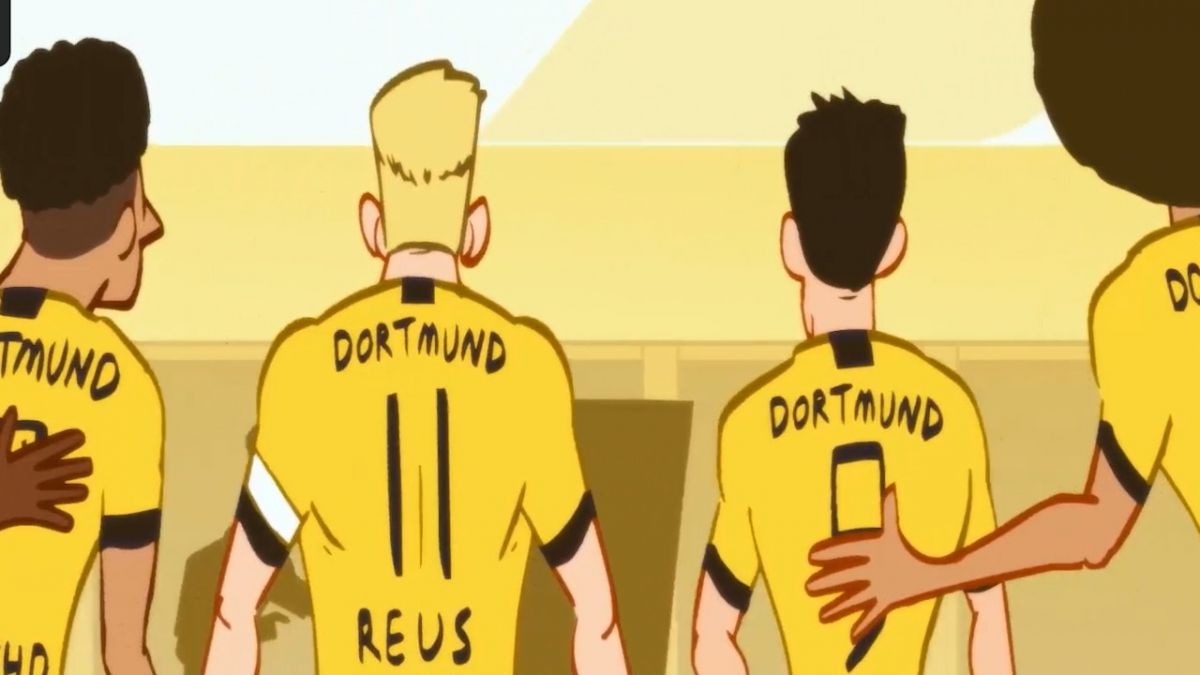 وقتی بازیکنان دورتموند با قلبشان بازی می کنند!