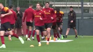 تمرینات بازیکنان آاس رم با بازگشت دیبالا و واینالدوم