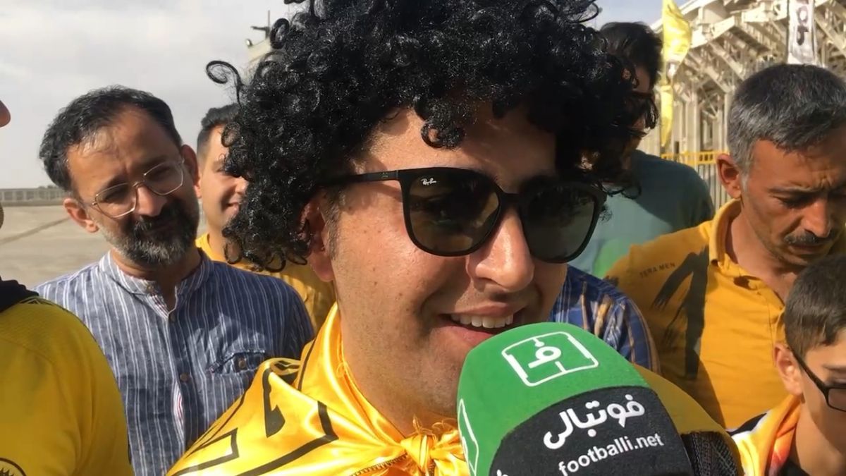 اختصاصی/ صحبت های هواداران سپاهان قبل از شروع بازی با پیکان