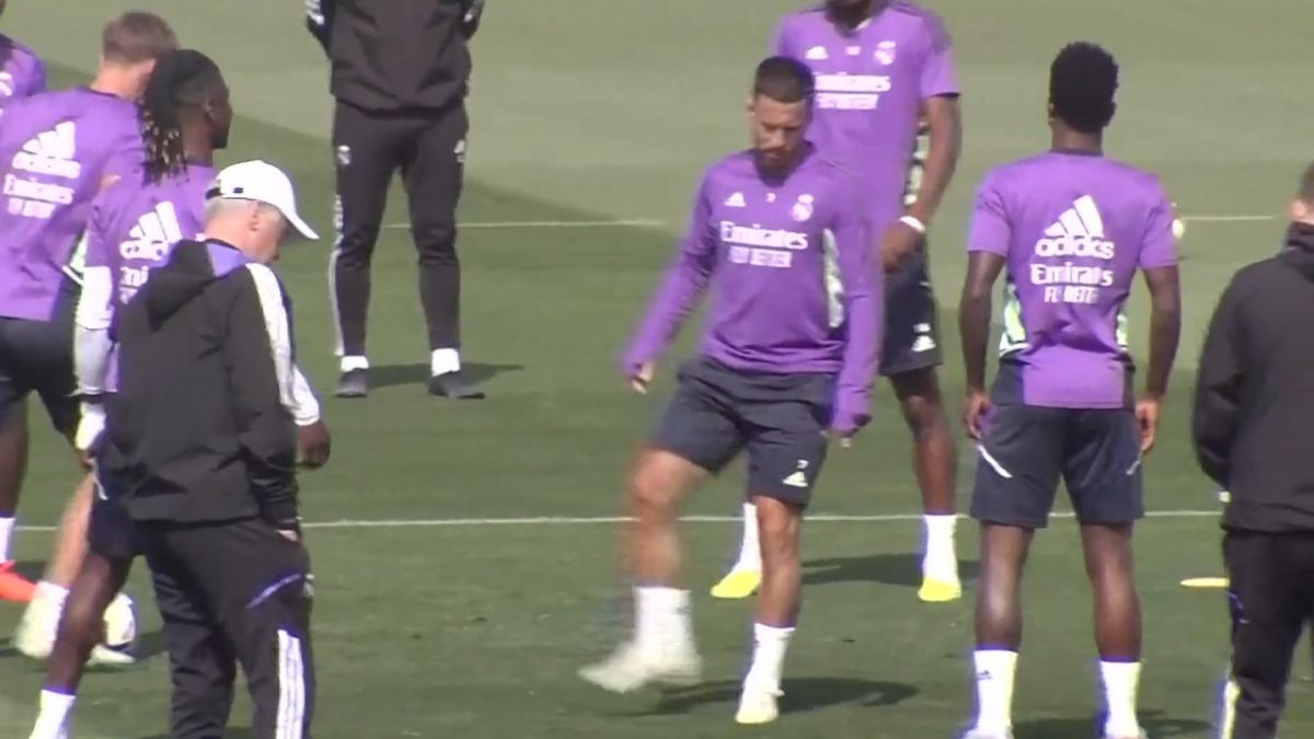 تمرینات آماده سازی بازیکنان رئال مادرید