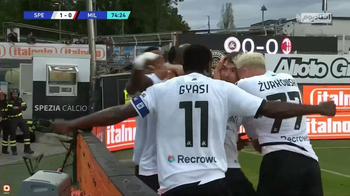 گل اول اسپتزیا به میلان (ویسنیسکی)