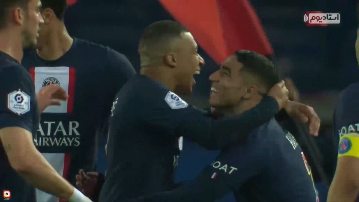 گل دوم پاری سن ژرمن به آژاکسیو (اشرف حکیمی)