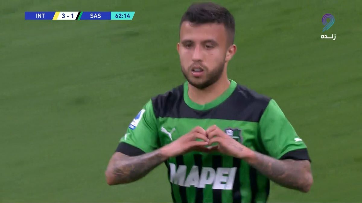 گل اول ساسولو به اینتر (متئوس هنریکه)