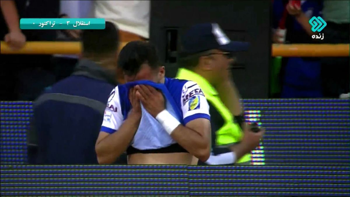 گل سوم استقلال به تراکتور (ابوالفضل جلالی)