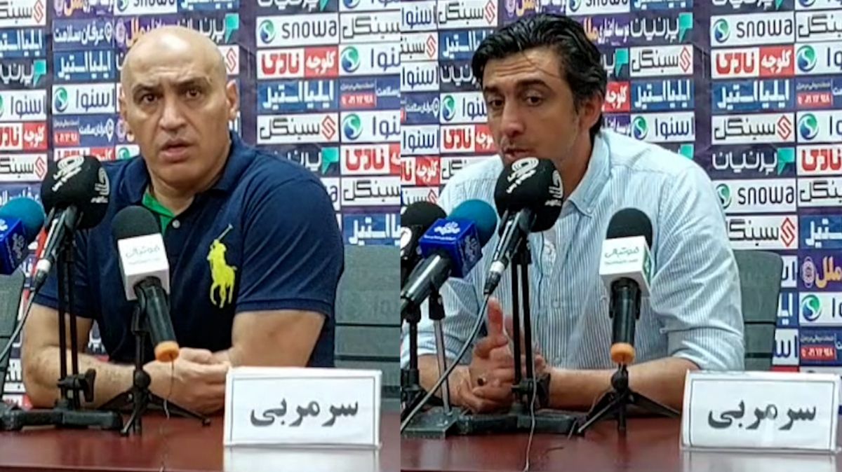اختصاصی/ کنفرانس خبری بازی فولاد 2-2 آلومینیوم اراک