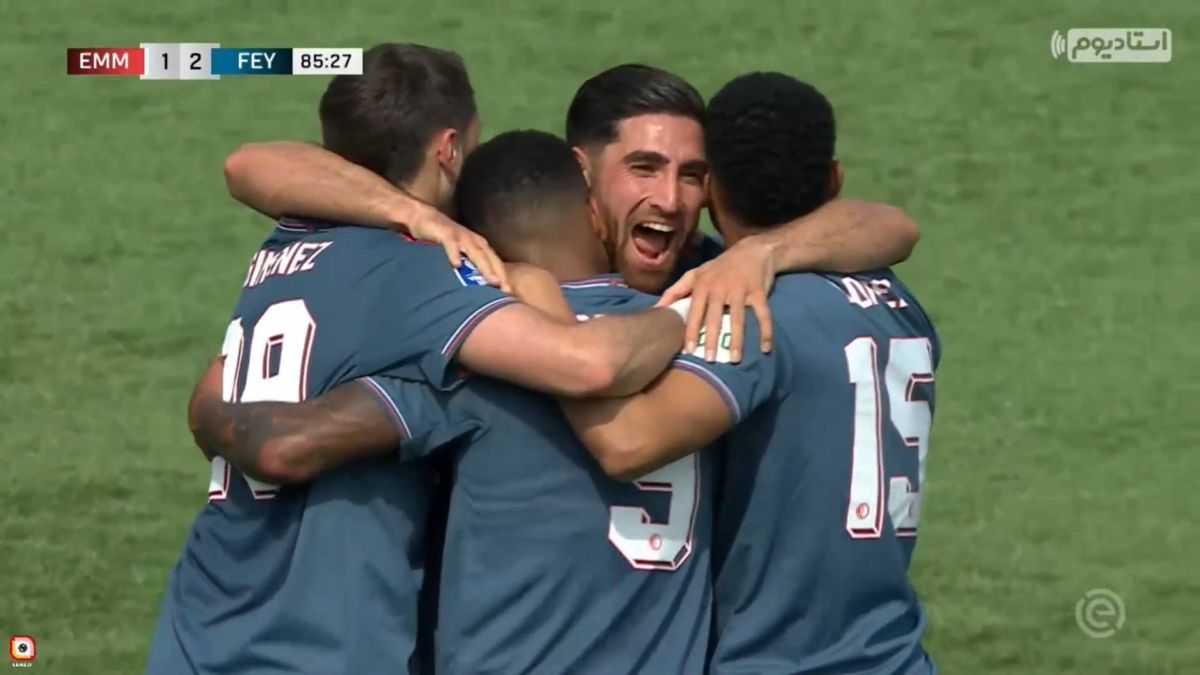 گل سوم فاینورد به امن (دنیلو با سوپرپاس جهانبخش)