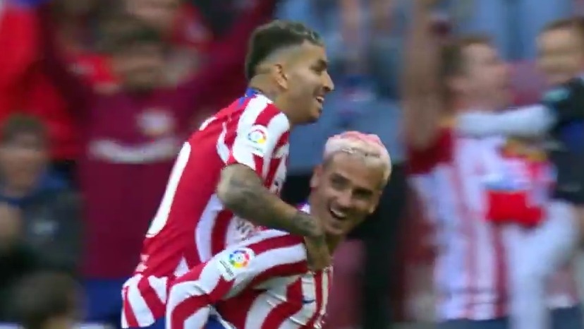 گل سوم اتلتیکو مادرید به اوساسونا (کوره آ)