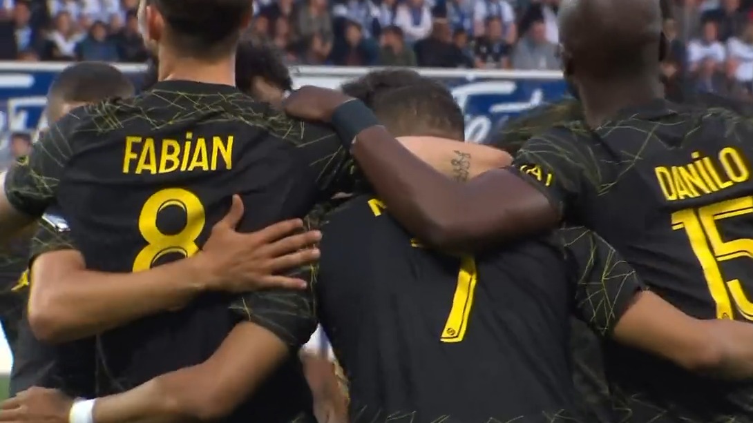 گل دوم پاری سن ژرمن به اوسر (دبل امباپه)