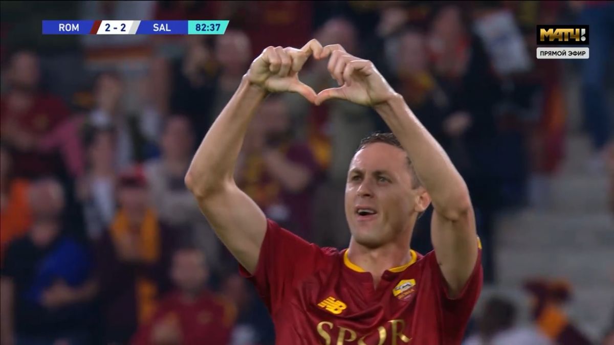 گل دوم آ اس رم به سالرنیتانا (نمانیا ماتیچ)