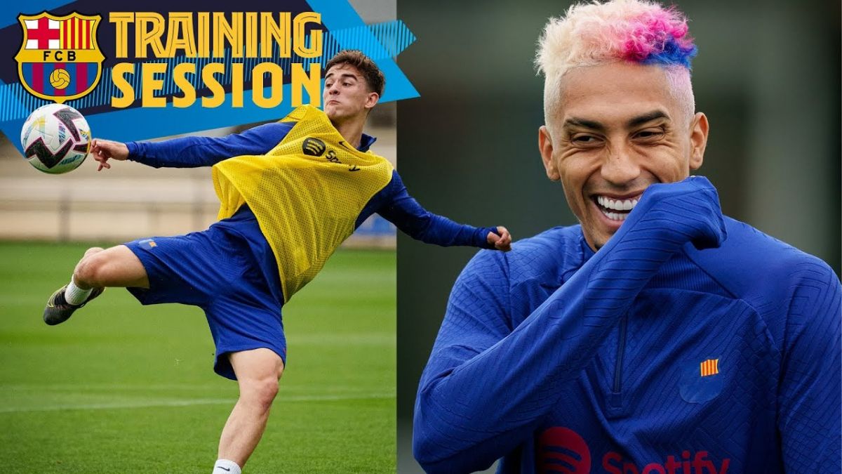 تمرین روز گذشته بارسلونا (1 خرداد)