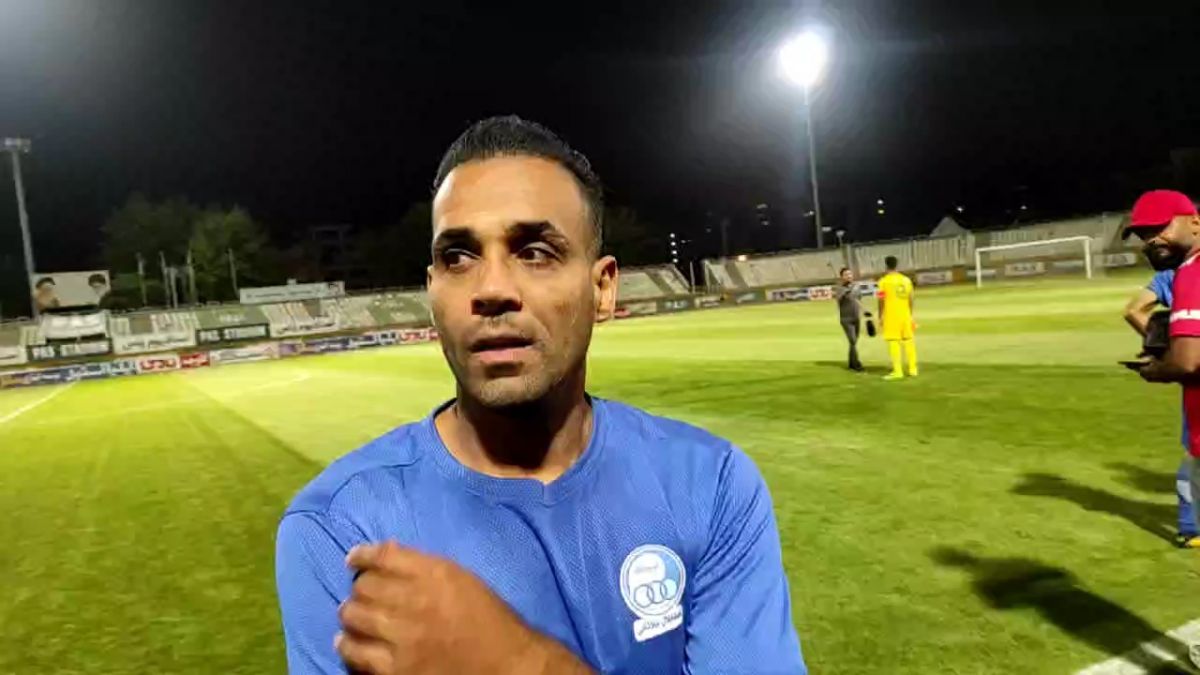 صحبتهای علی حمودی، بازیکن استقلال ملاثانی در پایان دیدار با سایپا