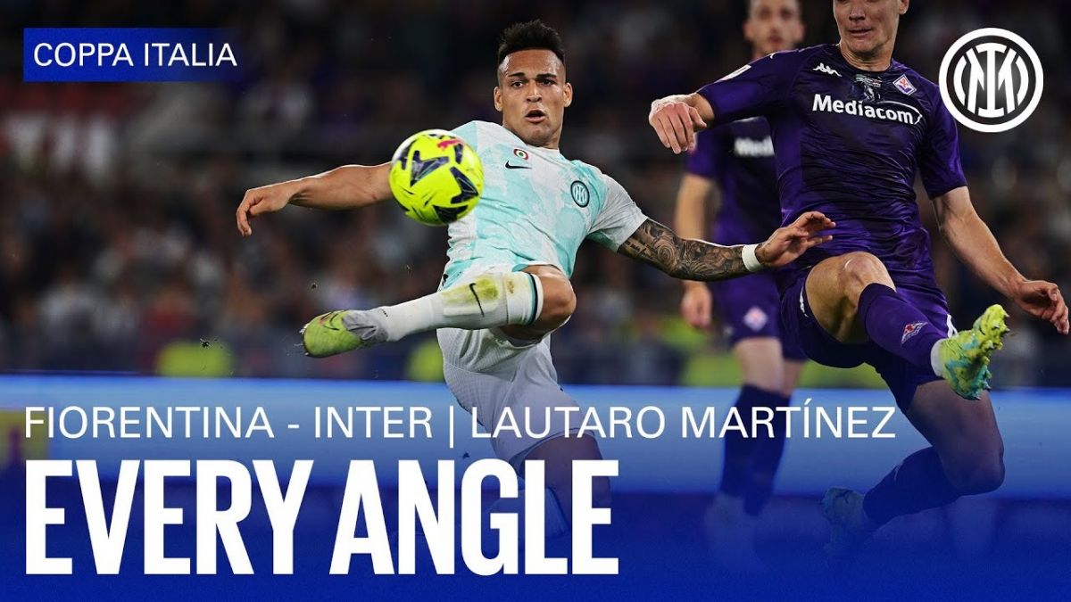 گل لائوتارو مارتینز به فیورنتینا در فینال جام حذفی از تمام زوایا