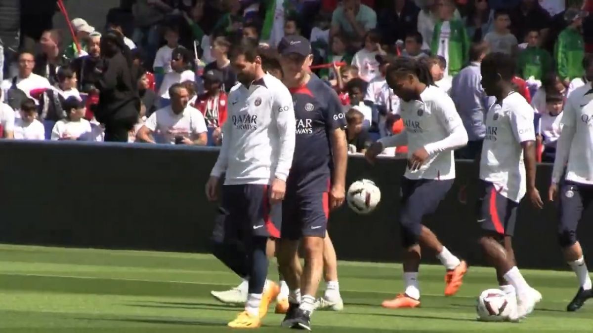 تمرینات آماده سازی بازیکنان پاری سن ژرمن