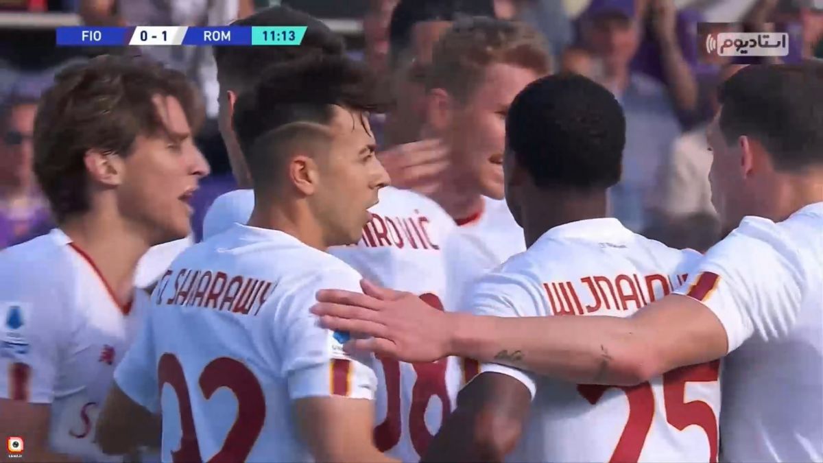 گل اول رم به فیورنتینا (استفان الشراوی)
