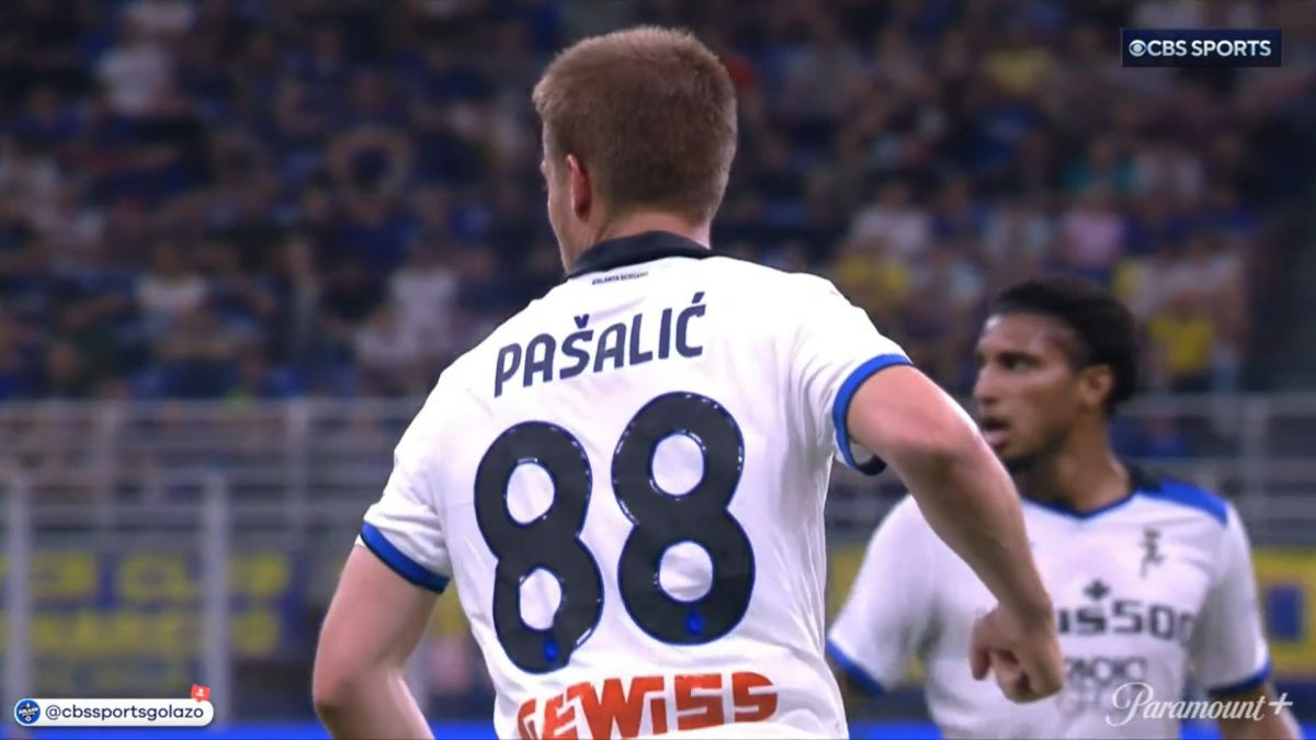 گل اول آتالانتا به اینتر (ماریو پاشالیچ)